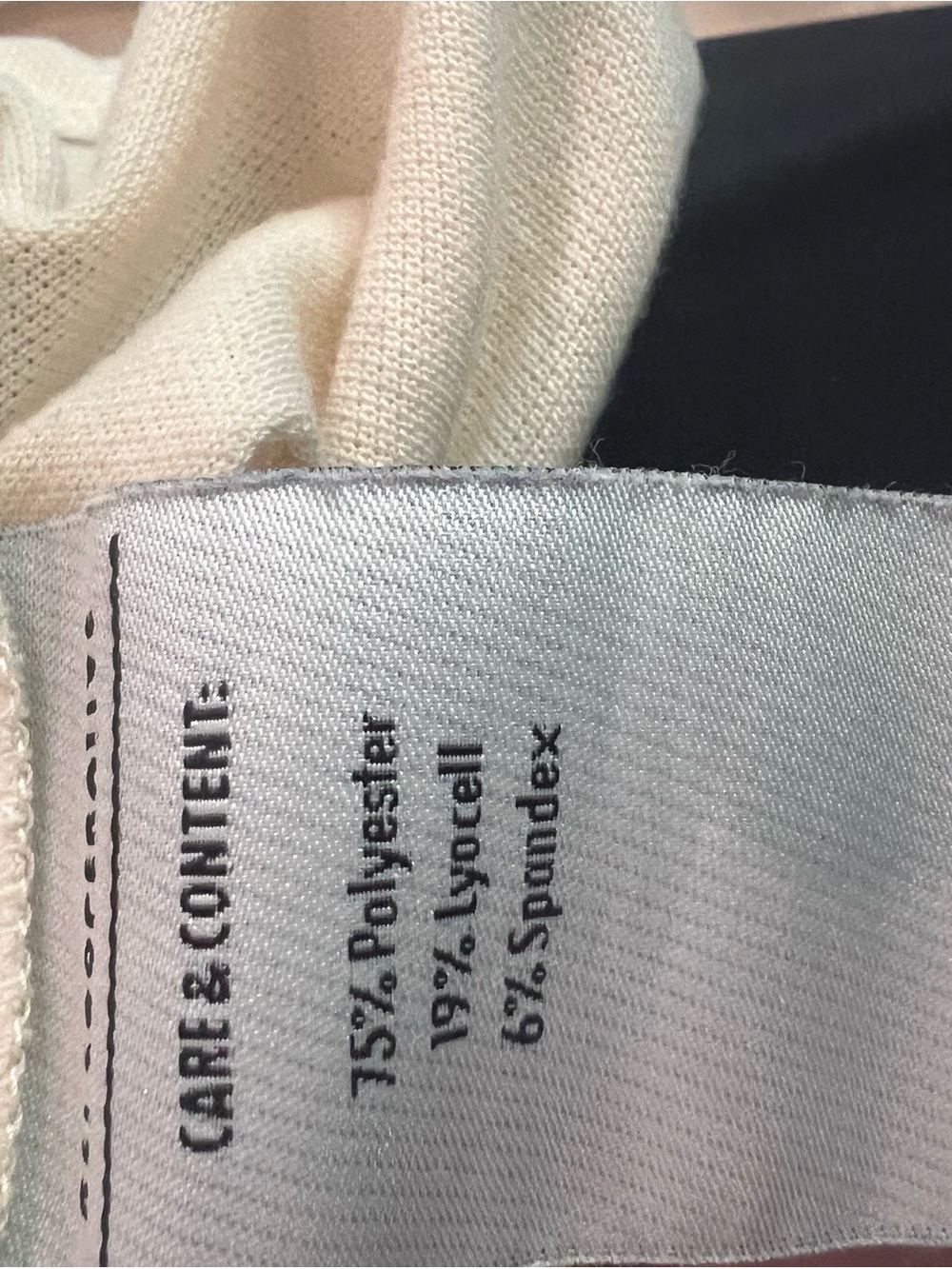 REI Long-Sleeve Crew in Light Cream - Picture 3 of 3